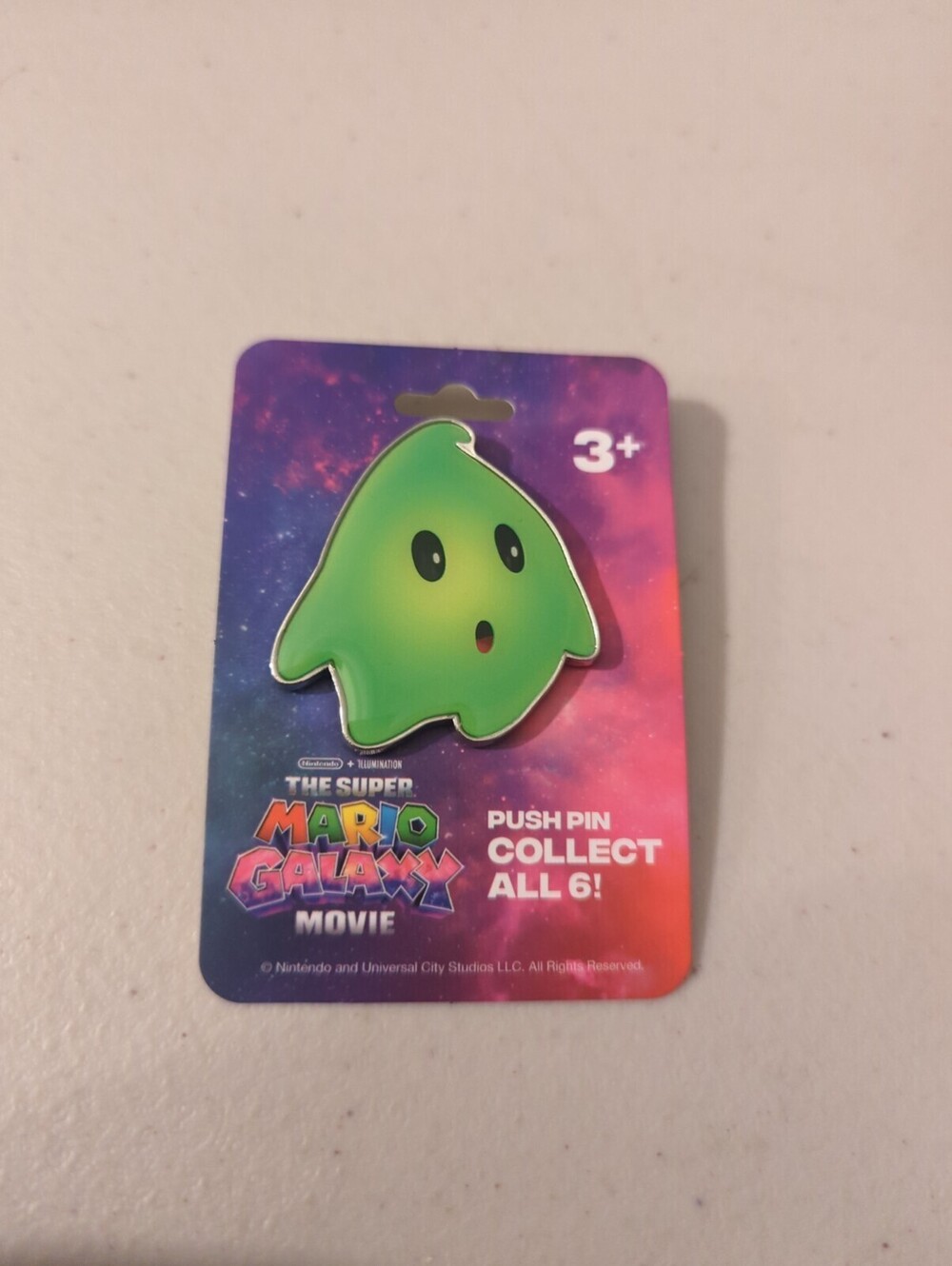 Super Mario Galaxy Luma Push Pin - Green - Cinemark Fan Event Exclusive